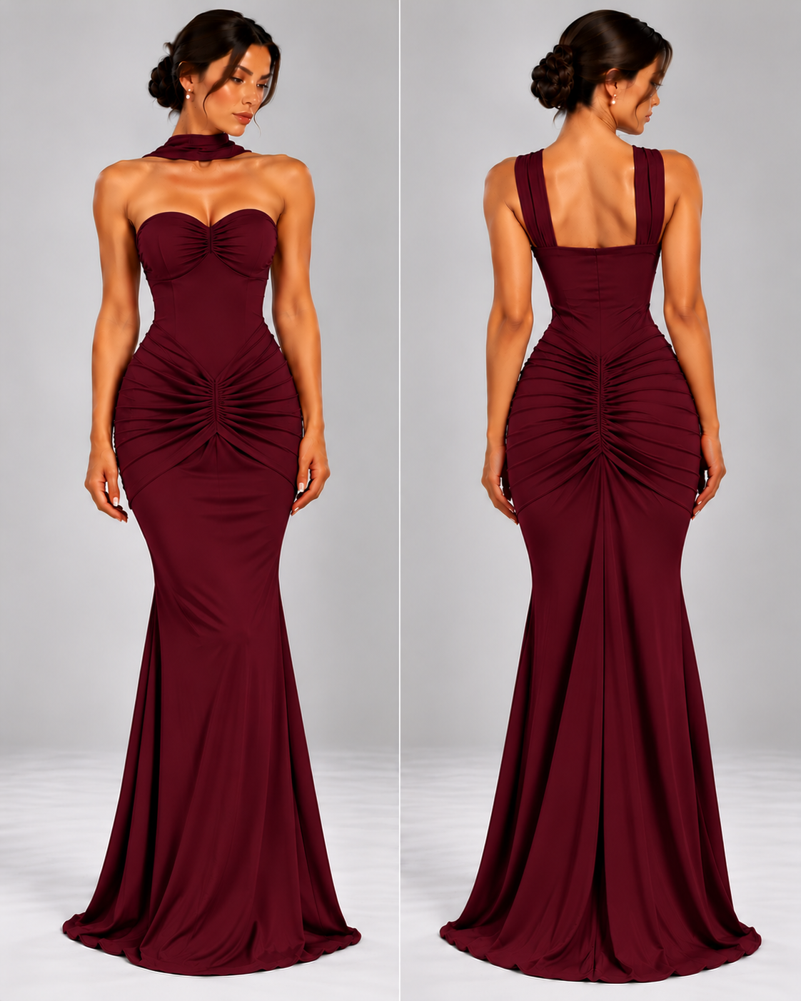 Maksi Haljina sa Naborima | ELYRA MAXI