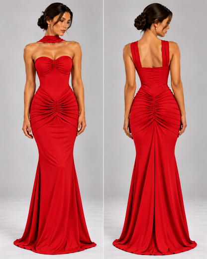 Maksi Haljina sa Naborima | ELYRA MAXI