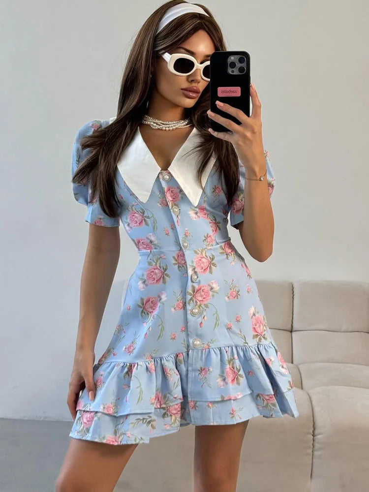Elegant Summer Mini Dress