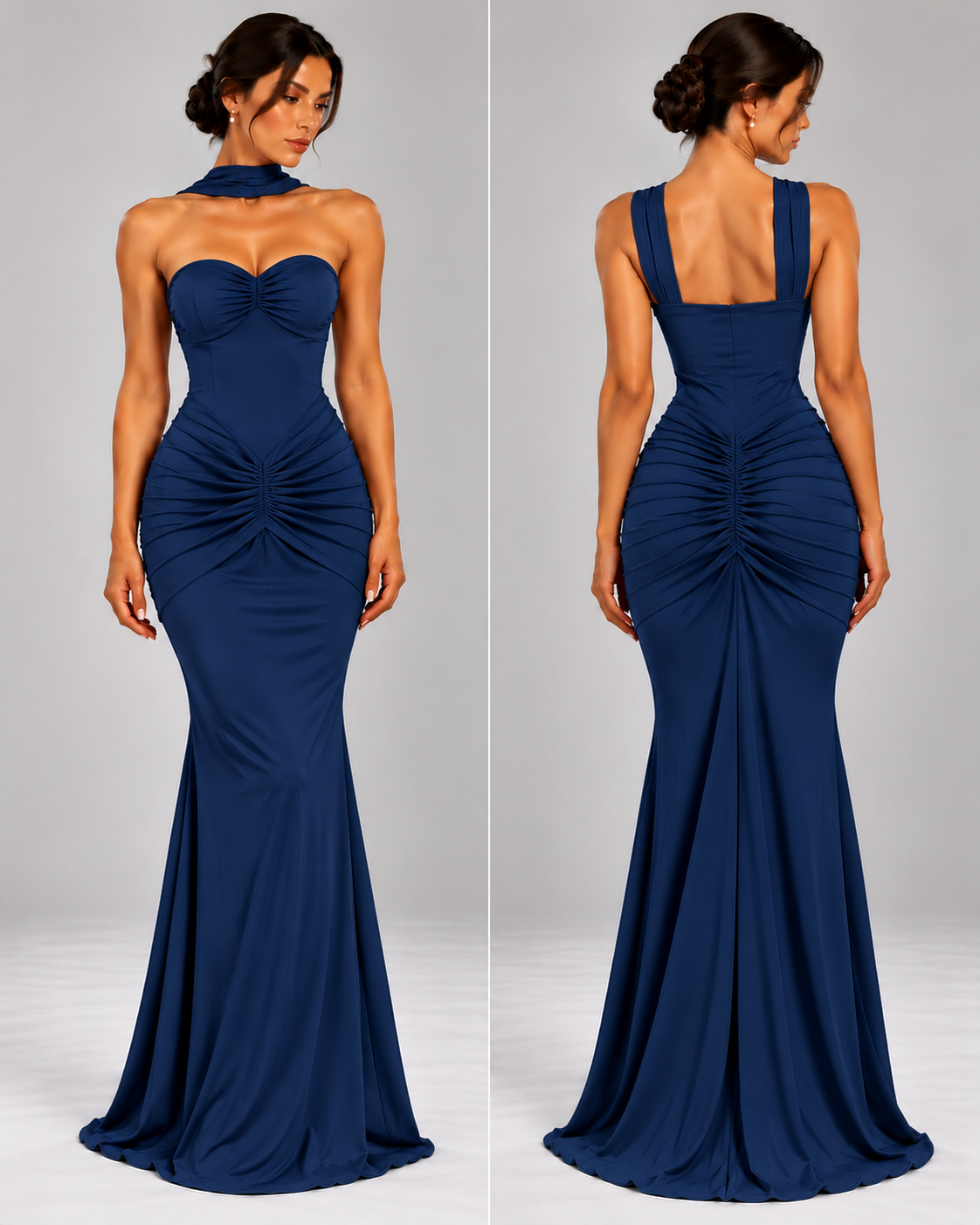 Maksi Haljina sa Naborima | ELYRA MAXI
